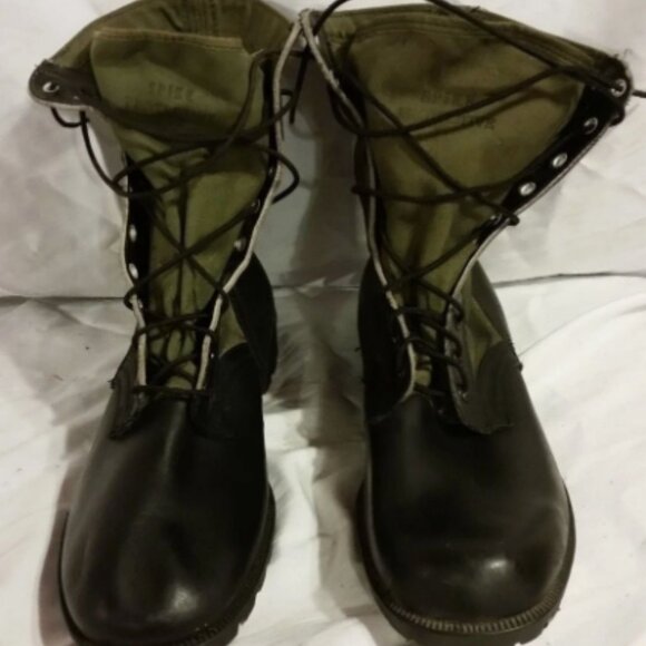 DECEMBER \'66 BATA VIETNAM SPIKE PROTECTIVE COMBAT sz14N JUNGLE BOOTS SI 521 main image 5